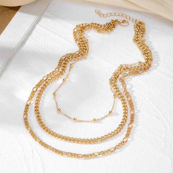 IFKM Layered Gold Choker Necklaces For Women, 14k Gold Plated Pendant Necklace Trendy Dainty Chain Layered Choker Necklaces Fashion Jewelry Gift… - Image 8