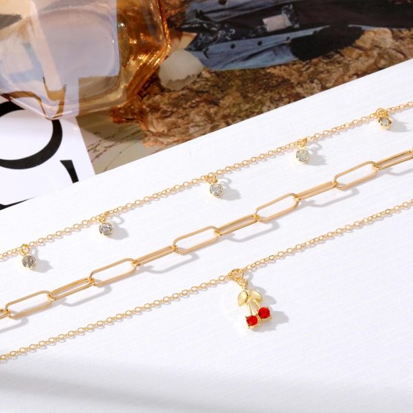 IFKM Layered Gold Choker Necklaces For Women, 14k Gold Plated Pendant Necklace Trendy Dainty Chain Layered Choker Necklaces Fashion Jewelry Gift… - Image 13