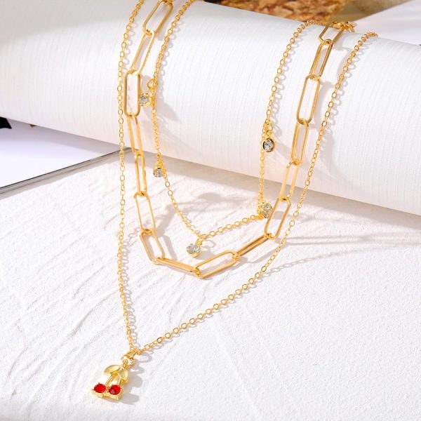 IFKM Layered Gold Choker Necklaces For Women, 14k Gold Plated Pendant Necklace Trendy Dainty Chain Layered Choker Necklaces Fashion Jewelry Gift… - Image 15