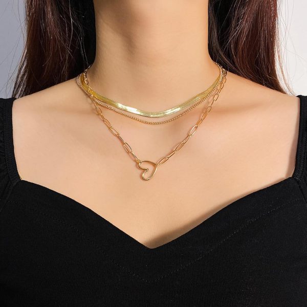 IFKM Layered Gold Choker Necklaces For Women, 14k Gold Plated Pendant Necklace Trendy Dainty Chain Layered Choker Necklaces Fashion Jewelry Gift… - Image 25