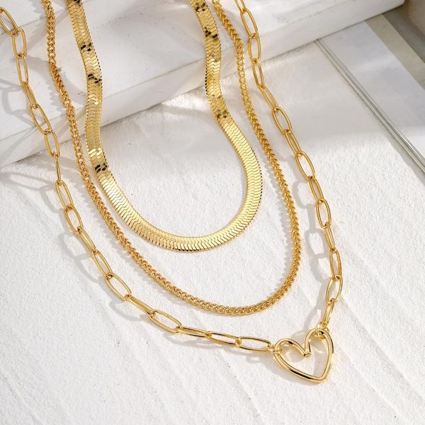IFKM Layered Gold Choker Necklaces For Women, 14k Gold Plated Pendant Necklace Trendy Dainty Chain Layered Choker Necklaces Fashion Jewelry Gift… - Image 26