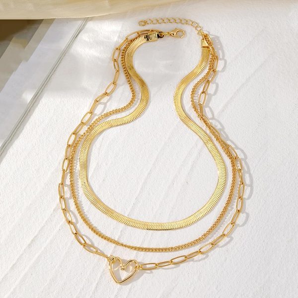 IFKM Layered Gold Choker Necklaces For Women, 14k Gold Plated Pendant Necklace Trendy Dainty Chain Layered Choker Necklaces Fashion Jewelry Gift… - Image 27