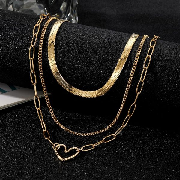IFKM Layered Gold Choker Necklaces For Women, 14k Gold Plated Pendant Necklace Trendy Dainty Chain Layered Choker Necklaces Fashion Jewelry Gift… - Image 28