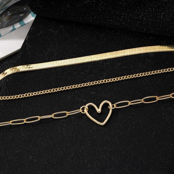IFKM Layered Gold Choker Necklaces For Women, 14k Gold Plated Pendant Necklace Trendy Dainty Chain Layered Choker Necklaces Fashion Jewelry Gift… - Image 29