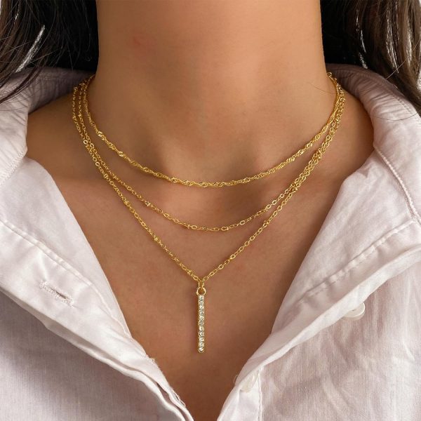 IFKM Layered Gold Choker Necklaces For Women, 14k Gold Plated Pendant Necklace Trendy Dainty Chain Layered Choker Necklaces Fashion Jewelry Gift… - Image 33