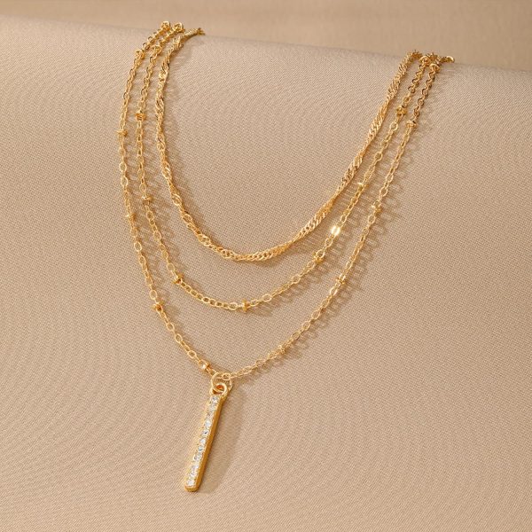 IFKM Layered Gold Choker Necklaces For Women, 14k Gold Plated Pendant Necklace Trendy Dainty Chain Layered Choker Necklaces Fashion Jewelry Gift… - Image 34