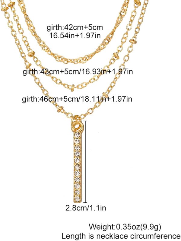 IFKM Layered Gold Choker Necklaces For Women, 14k Gold Plated Pendant Necklace Trendy Dainty Chain Layered Choker Necklaces Fashion Jewelry Gift… - Image 37