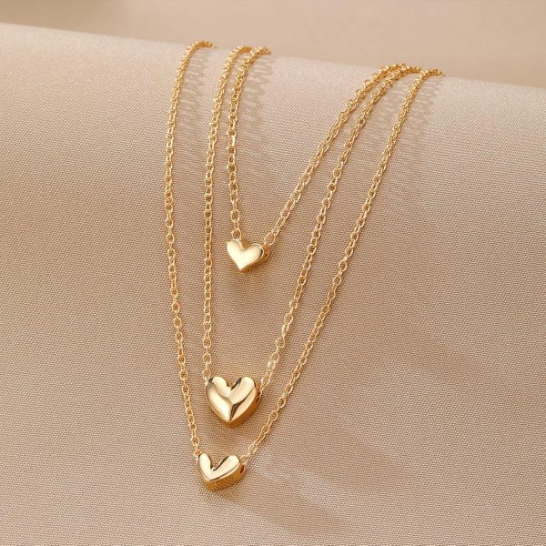 IFKM Layered Gold Choker Necklaces For Women, 14k Gold Plated Pendant Necklace Trendy Dainty Chain Layered Choker Necklaces Fashion Jewelry Gift… - Image 41