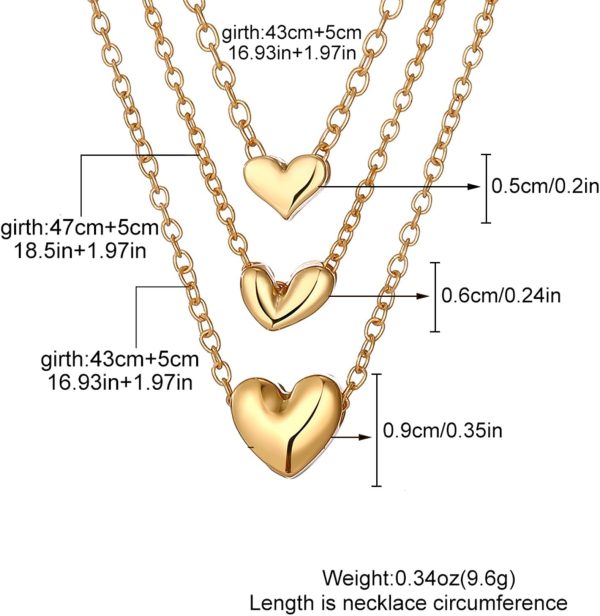 IFKM Layered Gold Choker Necklaces For Women, 14k Gold Plated Pendant Necklace Trendy Dainty Chain Layered Choker Necklaces Fashion Jewelry Gift… - Image 44
