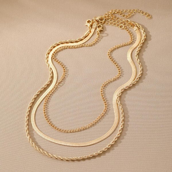 IFKM Layered Gold Choker Necklaces For Women, 14k Gold Plated Pendant Necklace Trendy Dainty Chain Layered Choker Necklaces Fashion Jewelry Gift… - Image 48