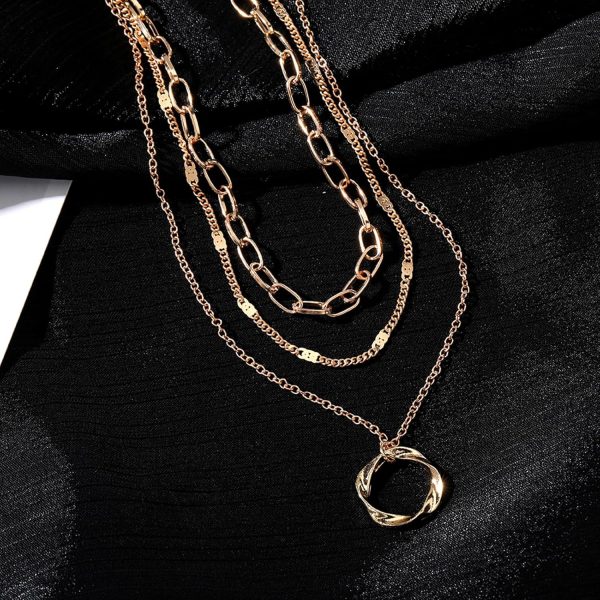IFKM Layered Gold Choker Necklaces For Women, 14k Gold Plated Pendant Necklace Trendy Dainty Chain Layered Choker Necklaces Fashion Jewelry Gift… - Image 56