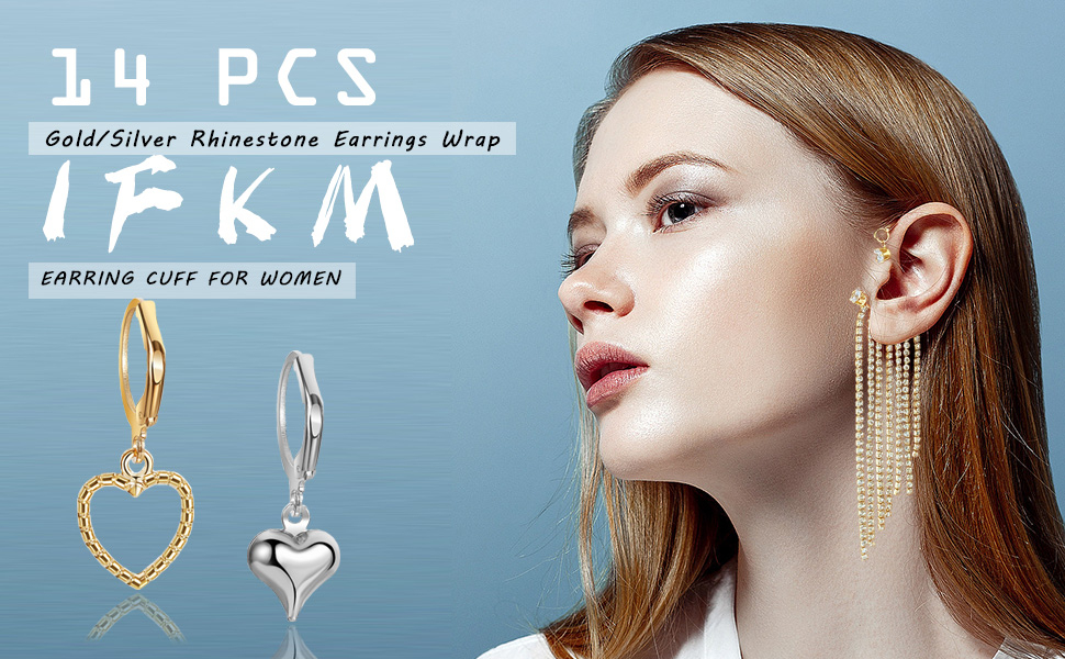14 PCS EARRINGS WRAP